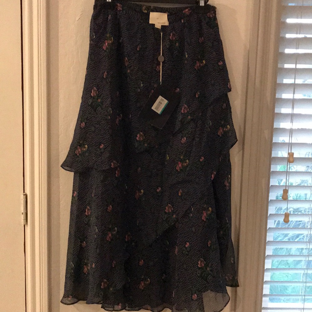 Girl band of outsiders floral maxi skirt